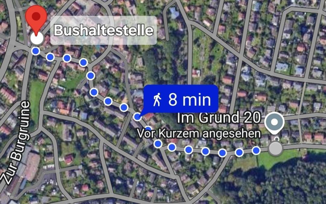 Marburg Apartment Pfiffige Luisa In Ruhiger Waldrandlage Mit Balkon Und Wintergarten Esterno foto